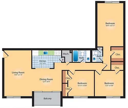 Floor plan C3