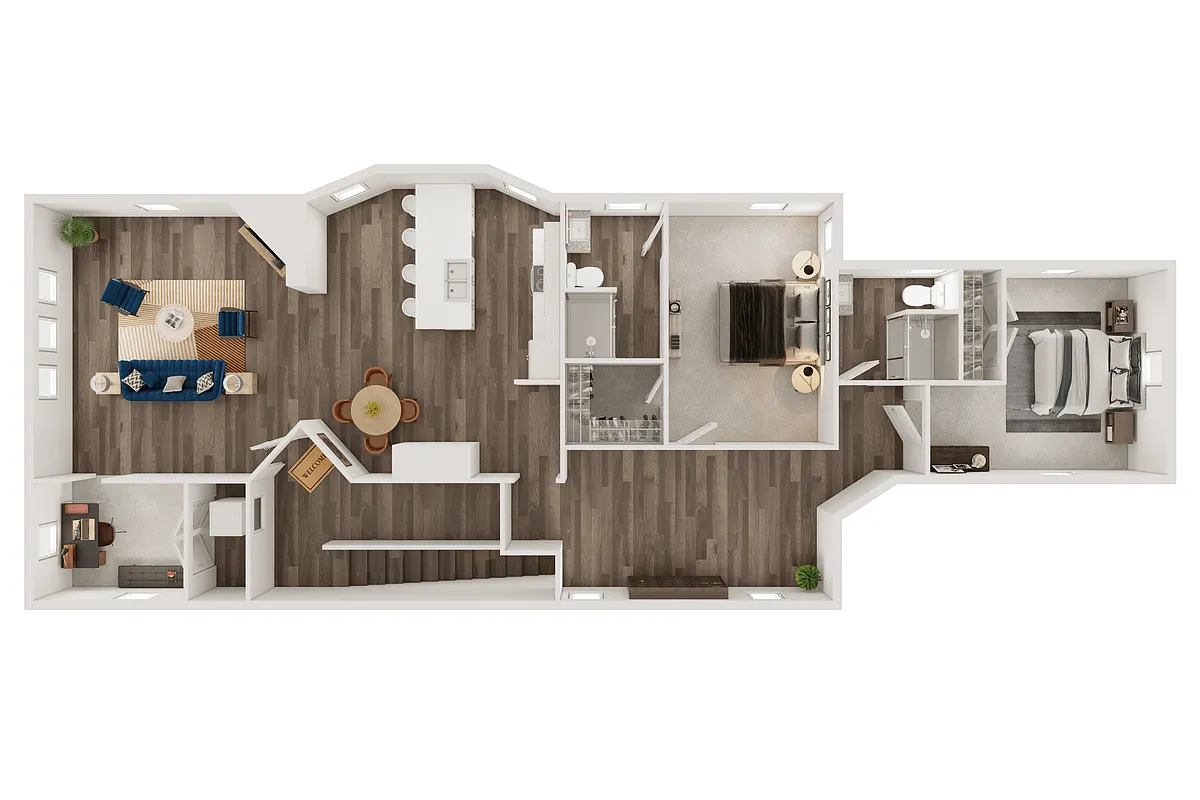 Floor plan B10 - SECOND AVE