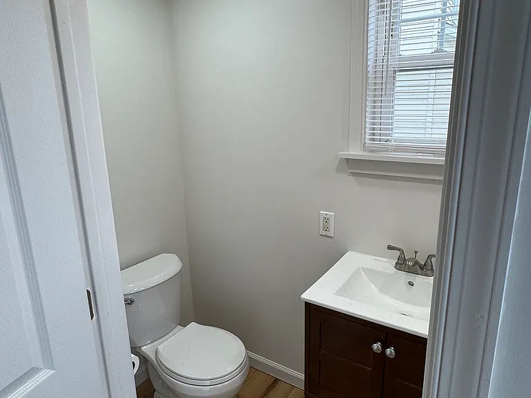 First floor powder room