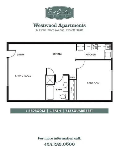 Floor plan 1X1