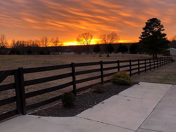 Sunset view from front 
