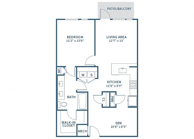 Floor plan A6D ESSENTIAL LIVING