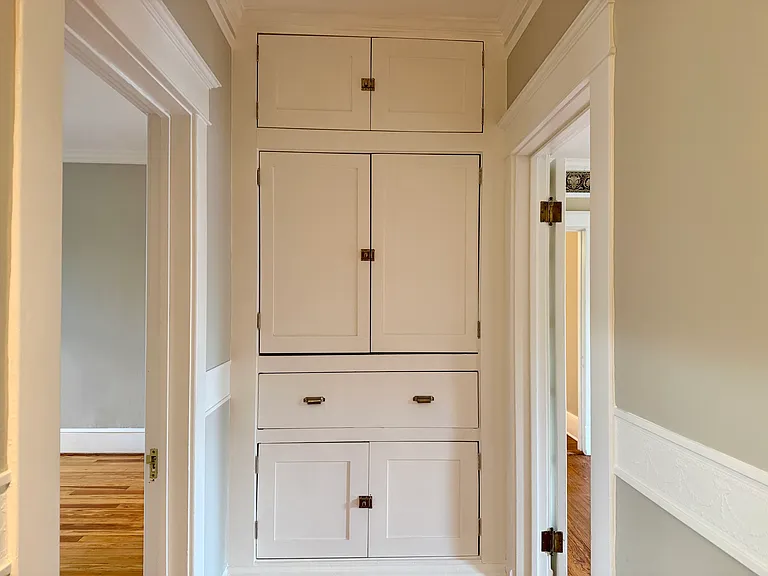 Original built-in cabinet in hall