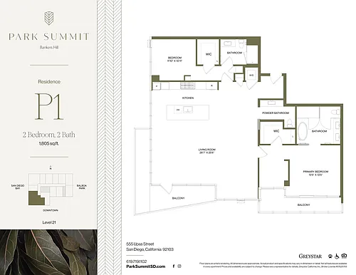 Floor plan Park summit _P1