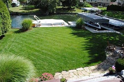Landcape lighting throughout front and back yard