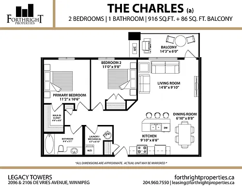 Floor plan 107-2106
