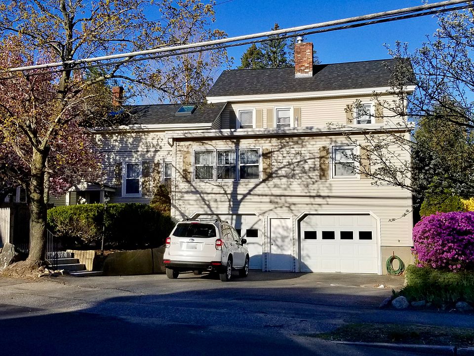 Off-street parking, garage and patio entrance