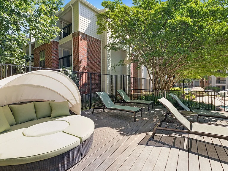 Lounge area complete with sundeck