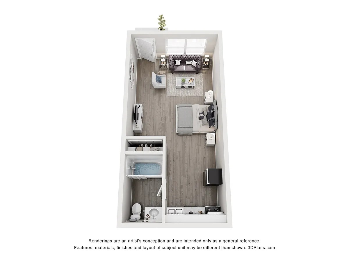 Floor plan Studio