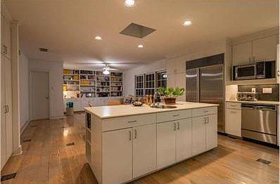 Open kitchen and family room