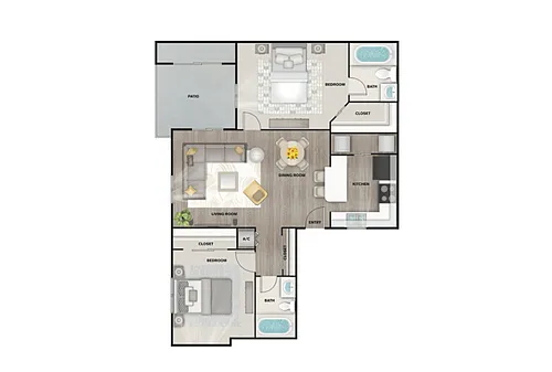 Floor plan B2