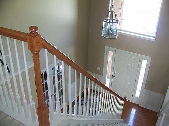 Two story foyer