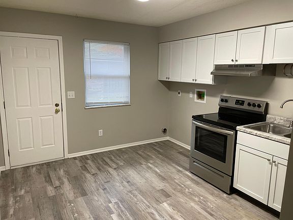 Washer /dryer hookup next to stove