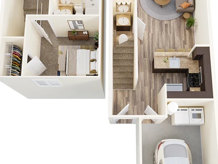 2x2.5 Townhome 2x2.5 Townhome