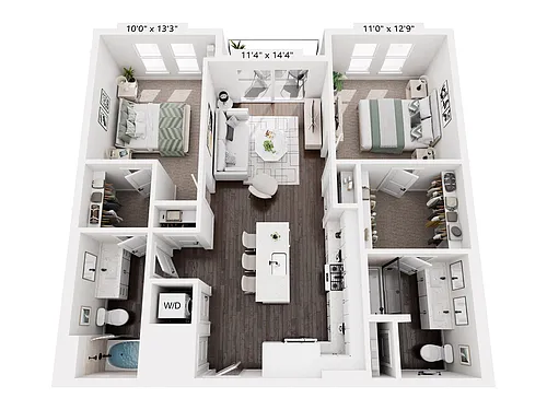 Floor plan B1
