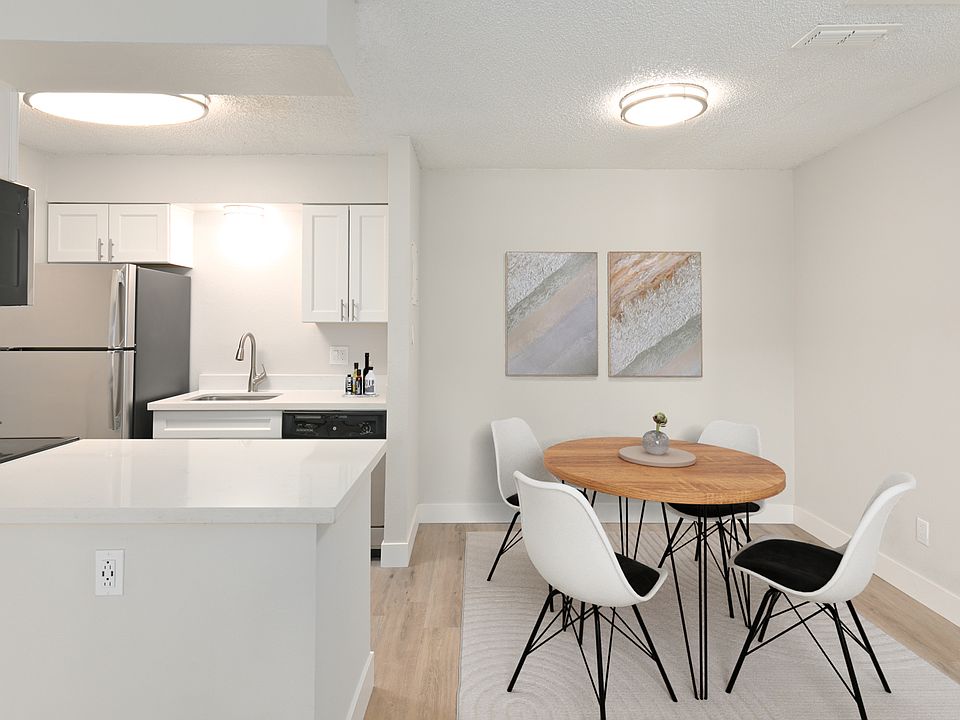 Kitchens features stainless steel appliances and updated cabinetry