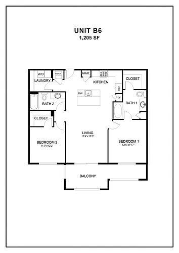 Floor plan B6