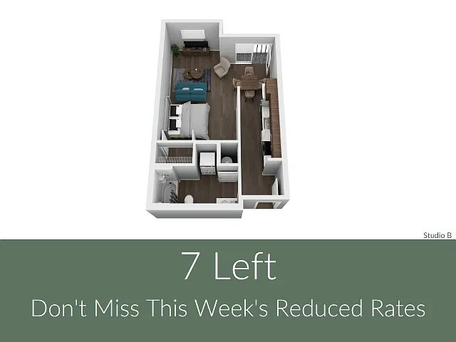 Floor plan Studio B