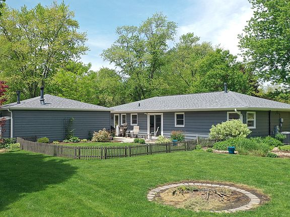 The view from the back patio is lovely! Just wide open green space as far as you can see!