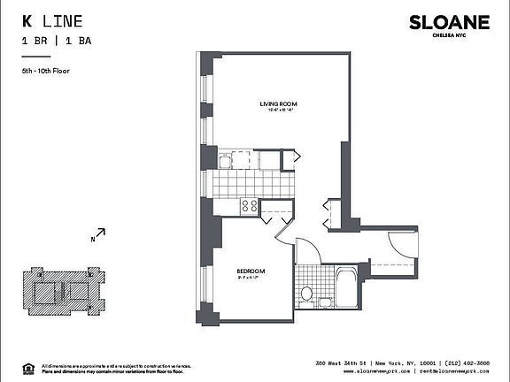 2nd image of 360 W 34th St APT 9K