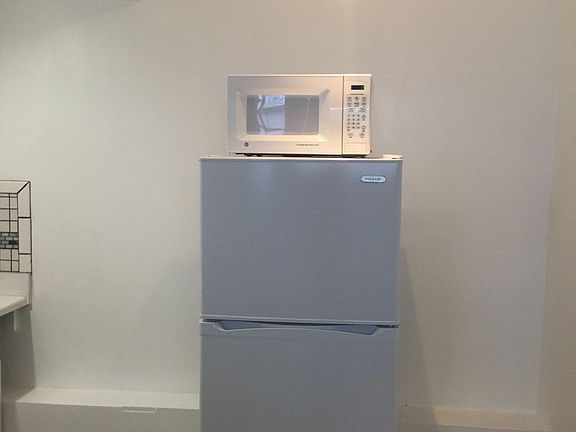 refrigerator and microwave included