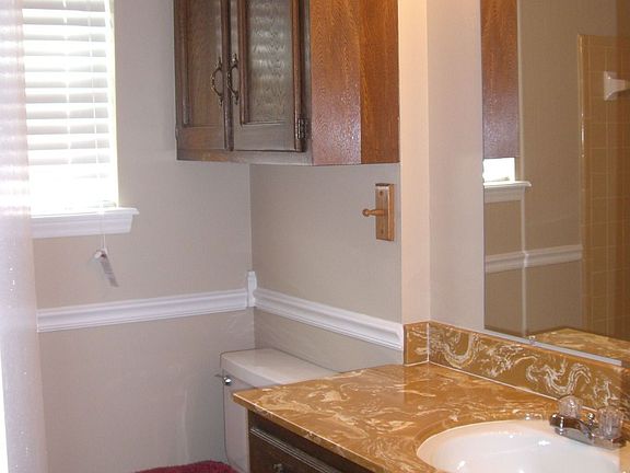 Bathroom updates include new paint 