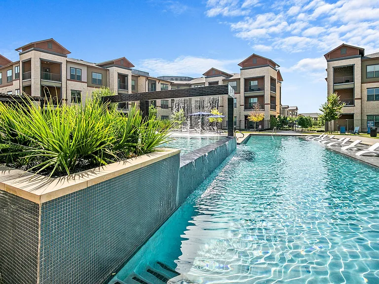 Resort-style pool perfect for laps