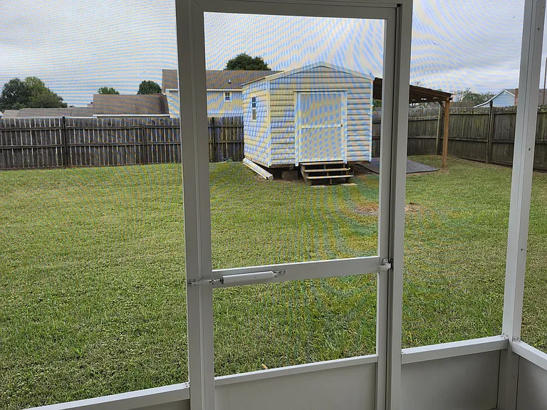 See Storage building and covered shed area; must be organized outside at all times. No junk allowed!