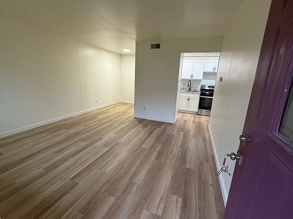 Looking into the unit from the doorway.
