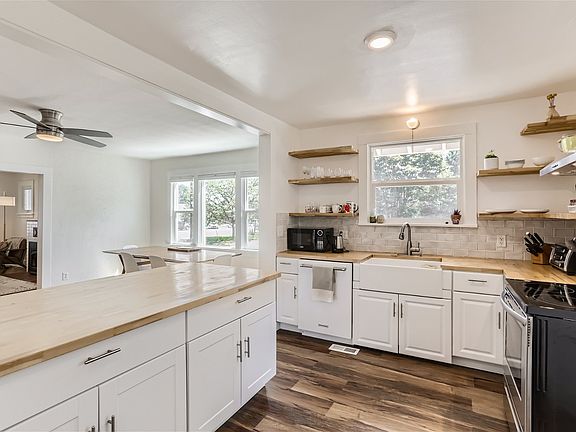 Open concept kitchen