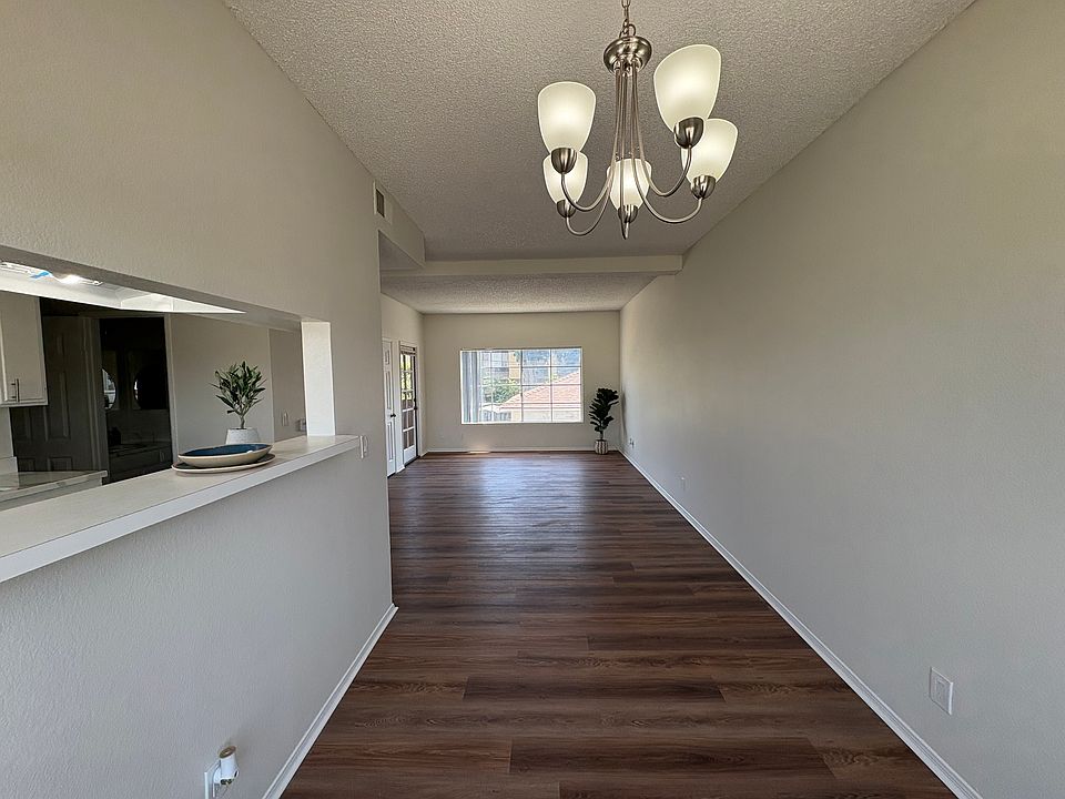 Living room from dining area