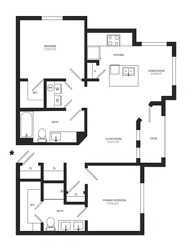 Floor plan Carter