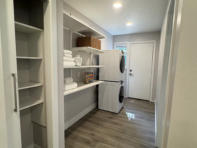 Laundry is close to the second bedroom