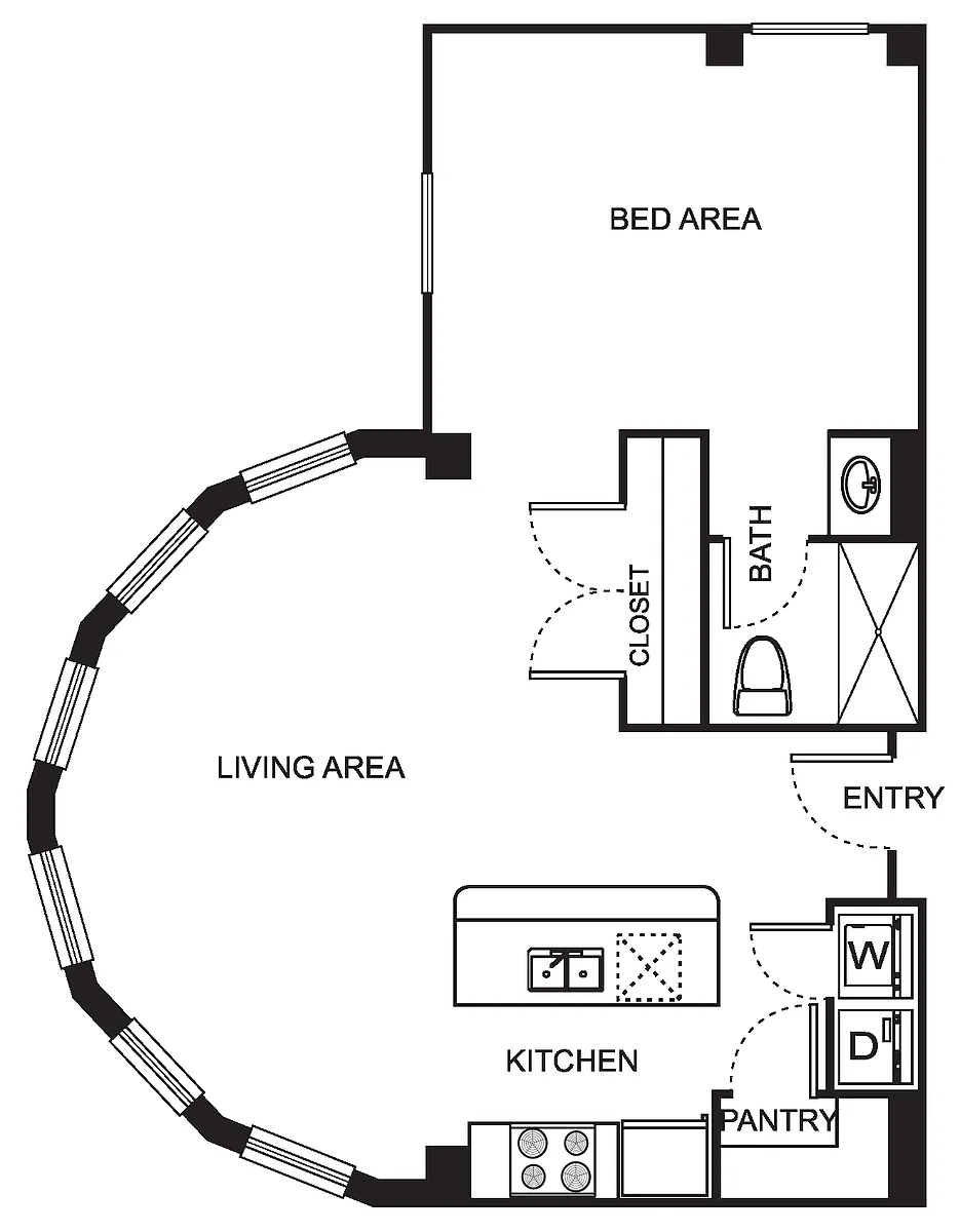 Floor plan Indi 4 Studio