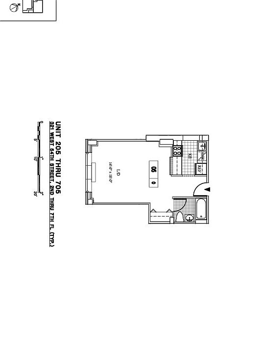 2nd image of 321 W 54th St APT 605