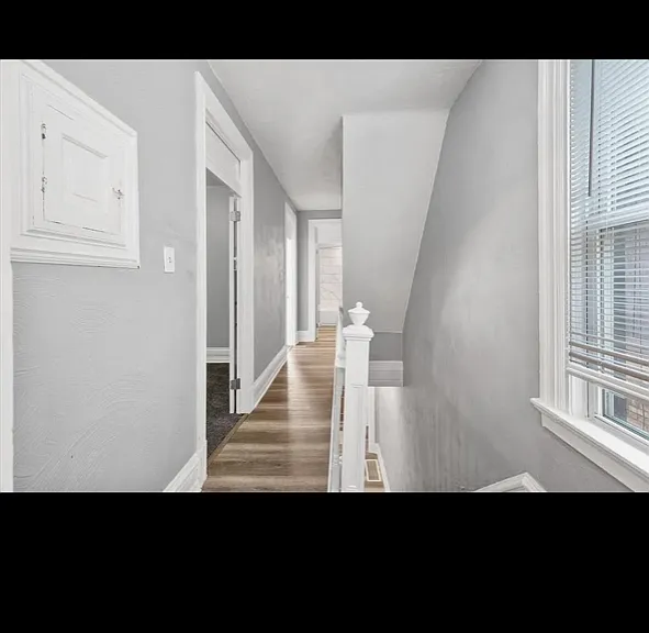 2nd floor Hallway leading to bathroom, bedroom and 3rd floor