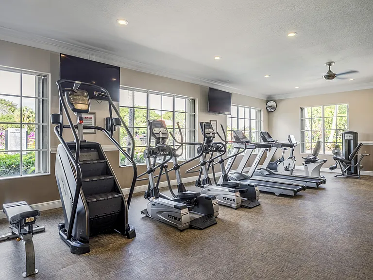 Variety of exercise equipment
