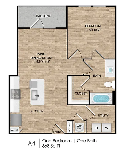 Floor plan A4
