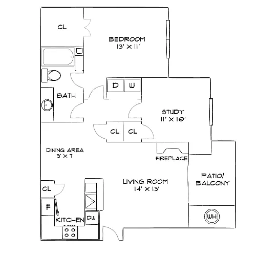 Floor plan Design 2B10