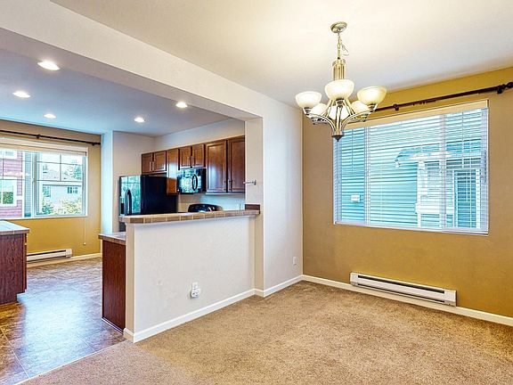 Dining area and kitchen