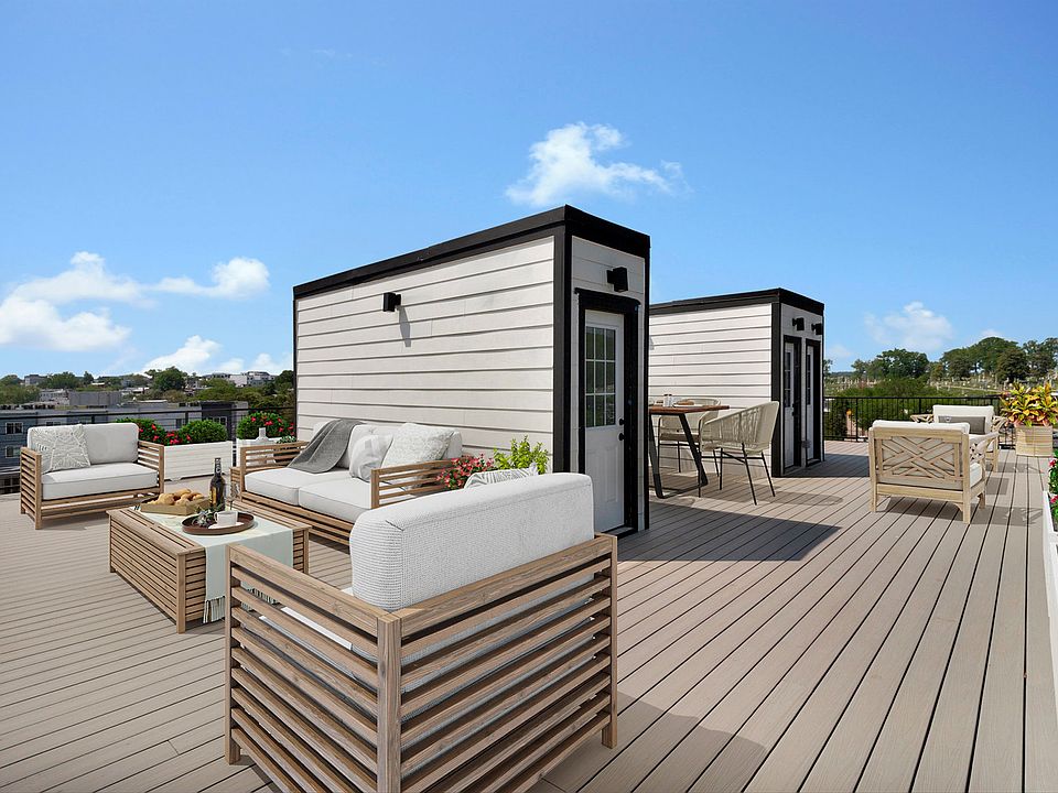 Virtually staged rooftop