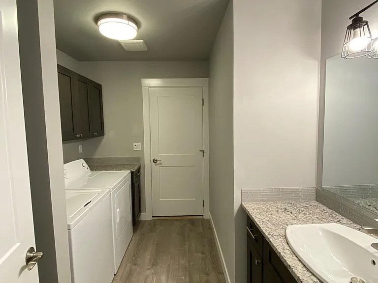 Mud half bath and laundry