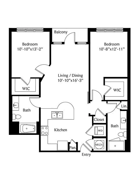 Floor plan B1A2
