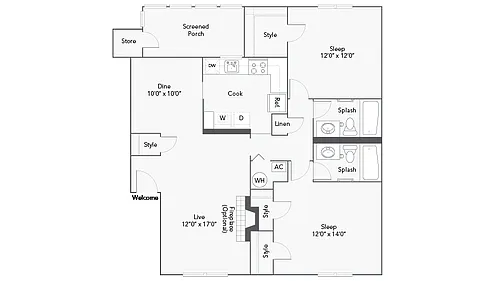 Floor plan Chantilly