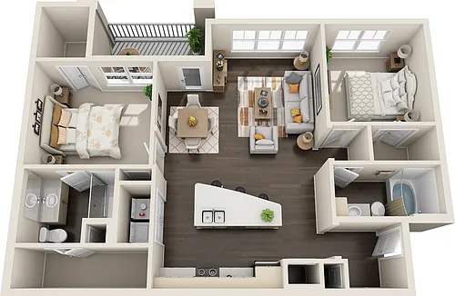 Floor plan B3
