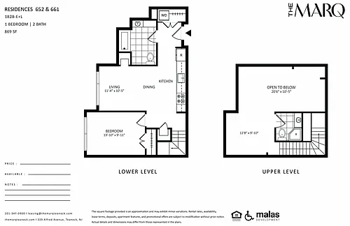 Floor plan 1B2B-E+L