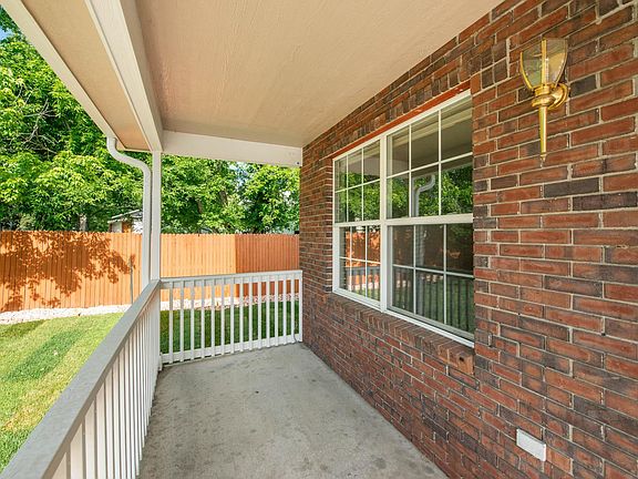 Spacious covered front porch