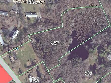 Lot with field, woods and pond