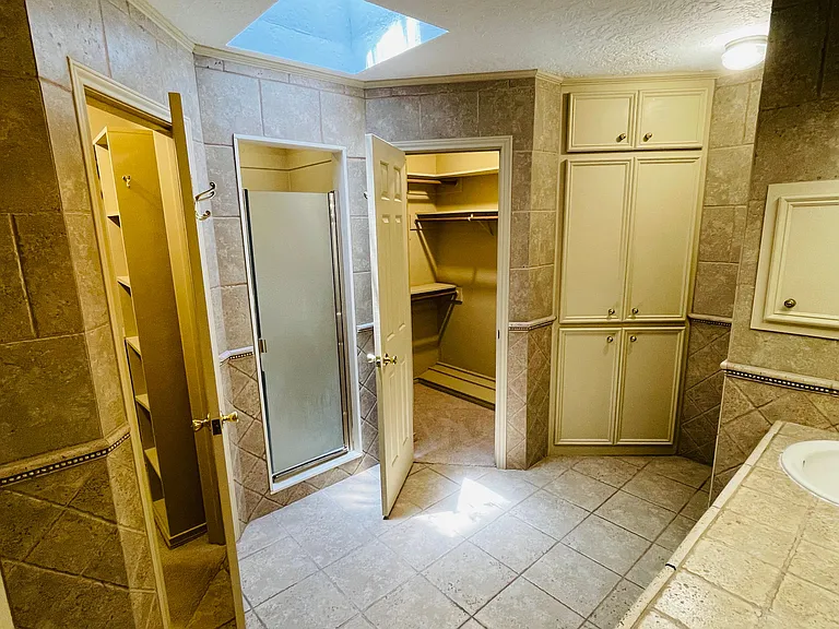 Two walk-in closets