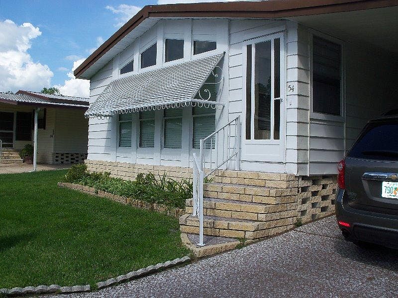 Front of Mobile Home